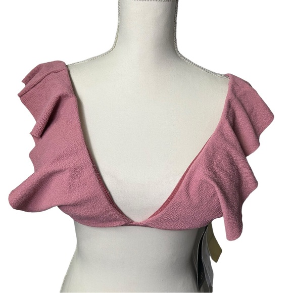 VIX PAULA HERMANNY Liz top D cup pink bikini swim top NWT - Picture 9 of 15